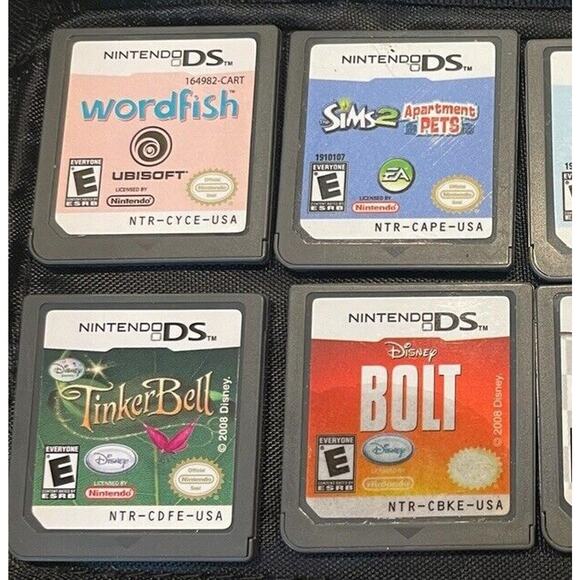 Nintendo DS Lot 8 Games Soft Shell Case and Cartridges Travel Storage Zippered - Picture 6 of 7